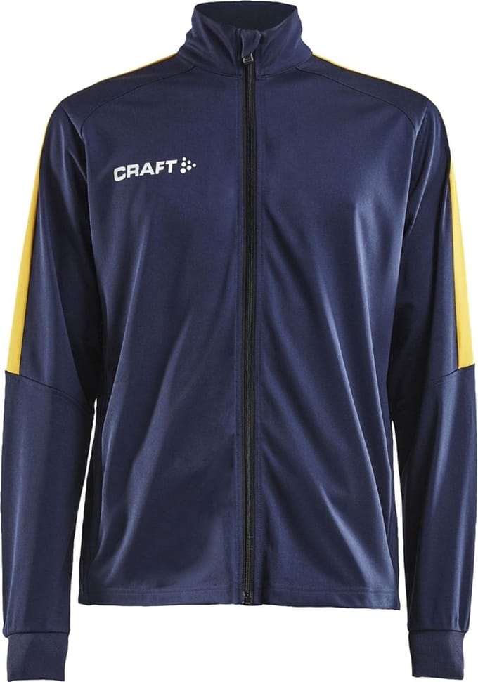 Craft Progress Polyestervest Heren - Marine / Geel | Maat: L