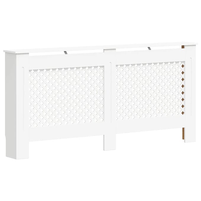 vidaXL Radiatorombouw 172x19x81.5 cm MDF wit