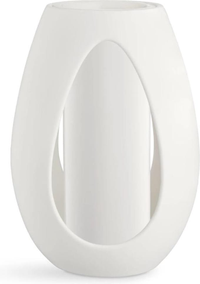Kähler - Kokong Vaas - 33 cm - wit