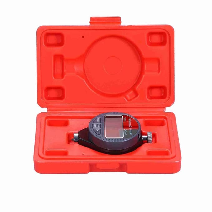 SHORE D Hardheid Tester Meter 0-100HD Digitale Durometer Portable Hardheid Testapparatuur voor Rubberbanden Plastic Vloeren met Groot LCD-display (LX-C)