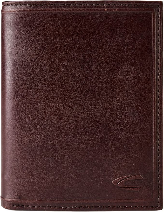 camel active Leren Portemonnee Wood High Form Wallet Brown Bruine