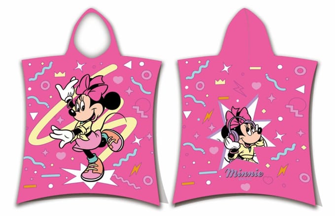 Minnie Mouse poncho 'Sparkle' 50 x 115 cm