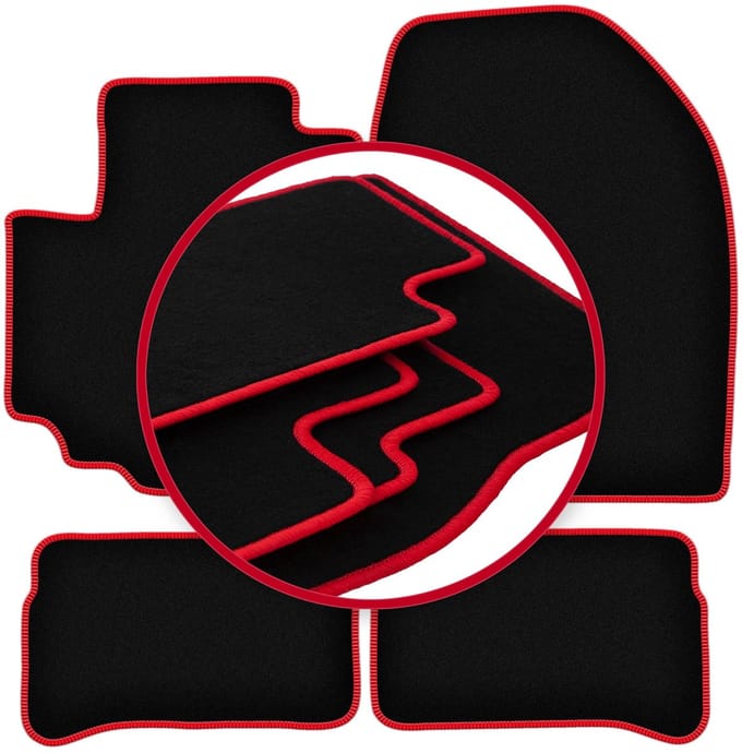 CARLUX-RED automatten voor: Suzuki Vitara II FL SUV (2018-)