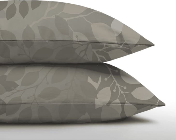 Zelesta Everyday Duo Kussenslopen Silver Wilderness - Kussenslopen 60 x 70 set van 2