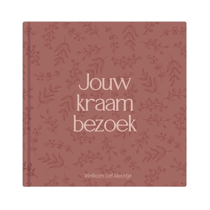 Writemoments Kraambezoekboek - Herinneringen aan de kraamtijd - Terra roze