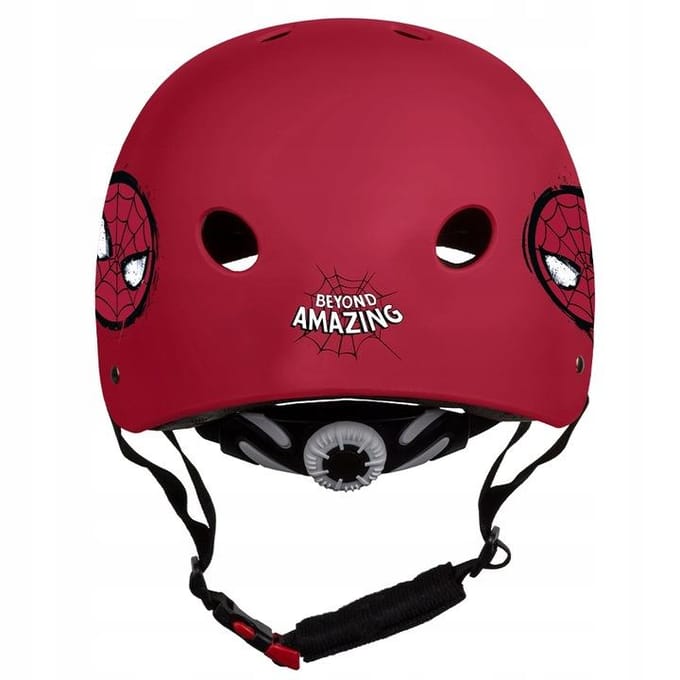 Kinderen helm met draaiknop voor afstelling Disney Spiderman