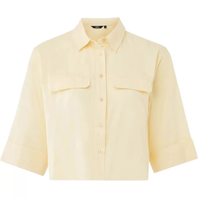 Korte blouse voor dames Mexx Boxy Poplin
