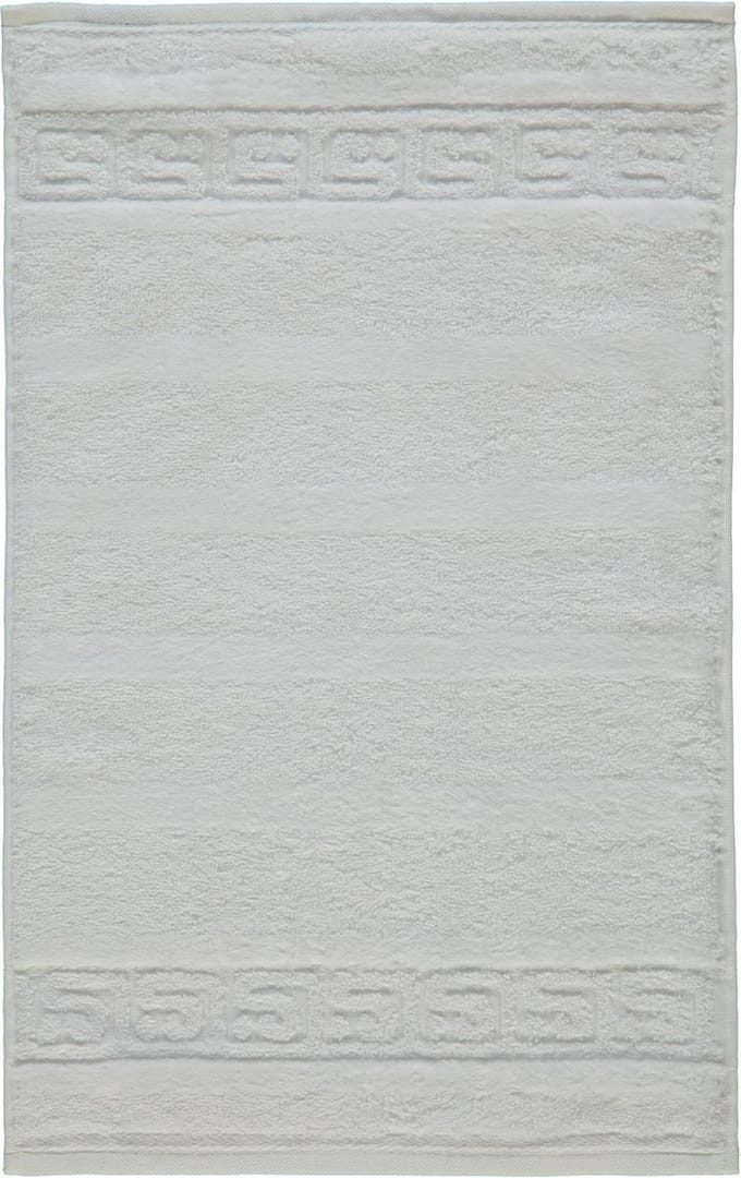 Cawo Noblesse Uni Gastendoekje - Wit 30x50
