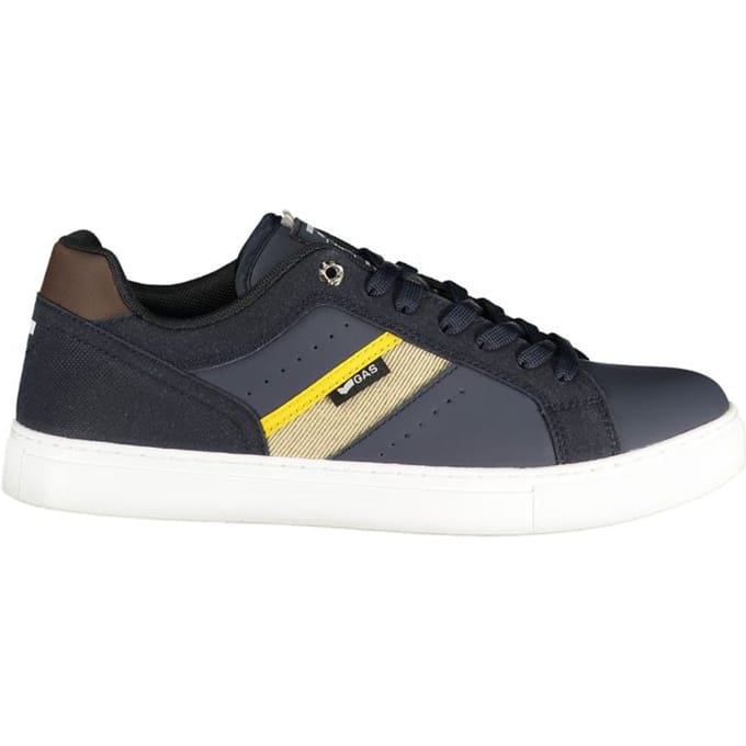Gas Blauw Polyester Heren Sneakers