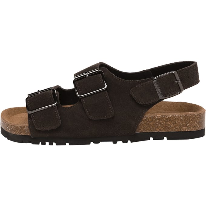 EVER AU Dames Leren Sandalen - Flame
