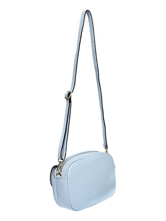 Roberta M Turquoise Rundleer Tas