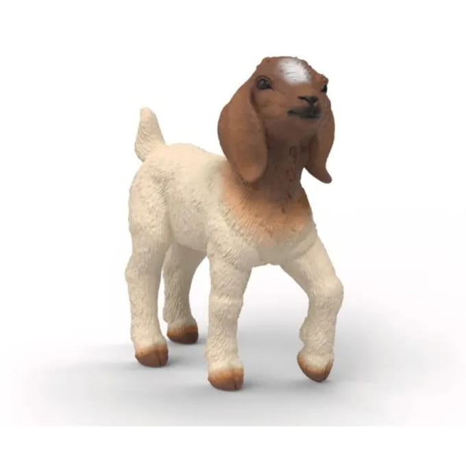 Schleich boerderij geit jong speelgoedfiguur - geitje.