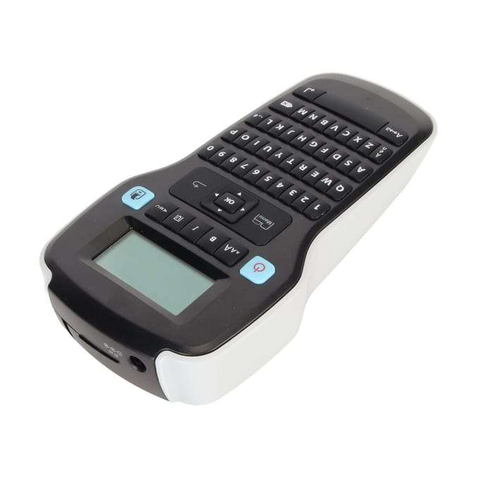 Étiqueteuse portable avec clavier et imprimante d'étiquettes, facile à utiliser, grand écran gray