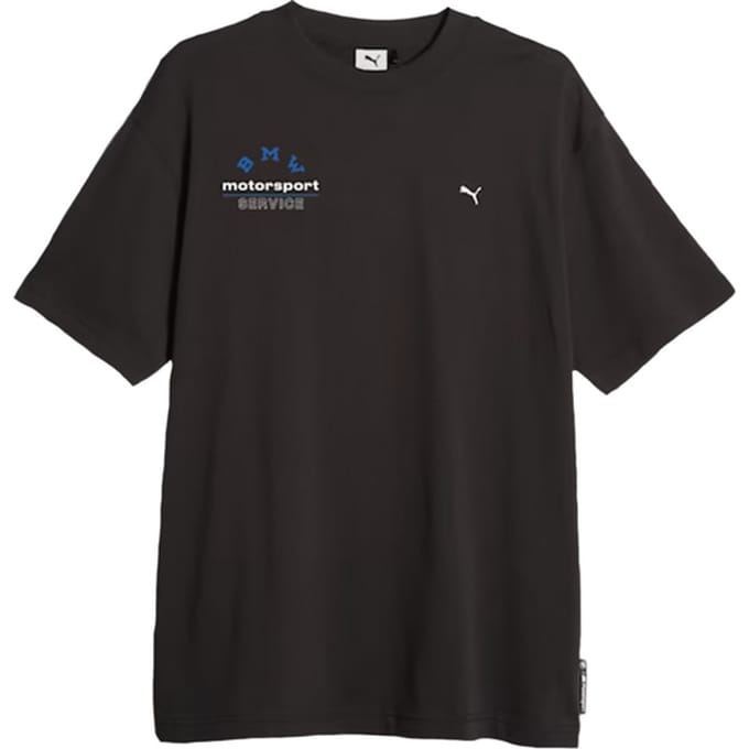Puma X Bmw Graphic T-shirt Zwart K01