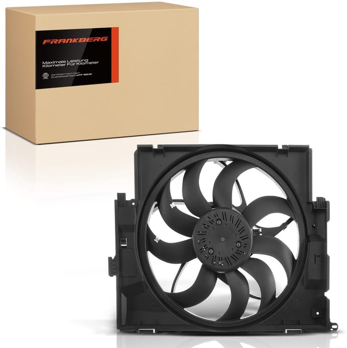 Frankberg 1x Motorradiator enkele ventilator