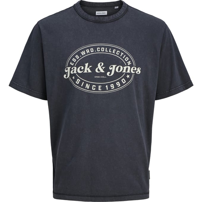 JACK&JONES - JJEDOVER PRINT TEE SS CREW NECK SN - Heren - T-shirts