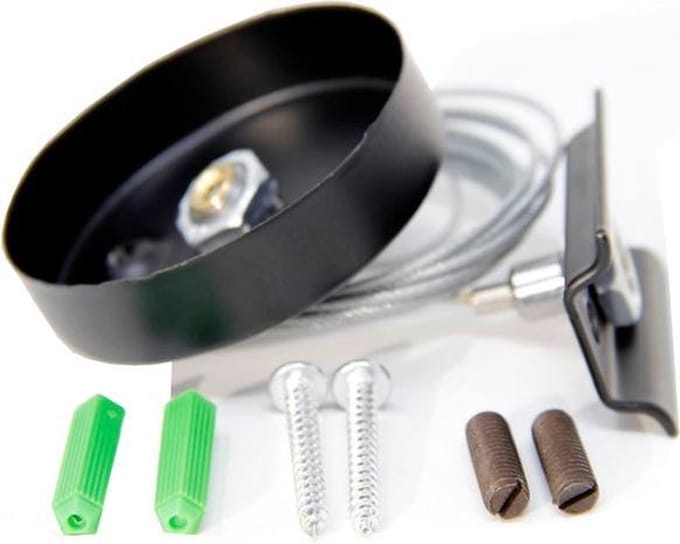 Spanningsrail Ophangset 2 Pack - Prixa - 1 Fase - 1 Meter - Zwart