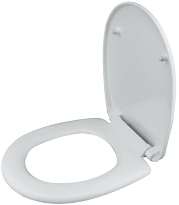 FugaFlow Efficiente Acces Closetzitting - quickrelease - softclose - Duroplast - 43.7x36.1x6.1cm - wit glanzend