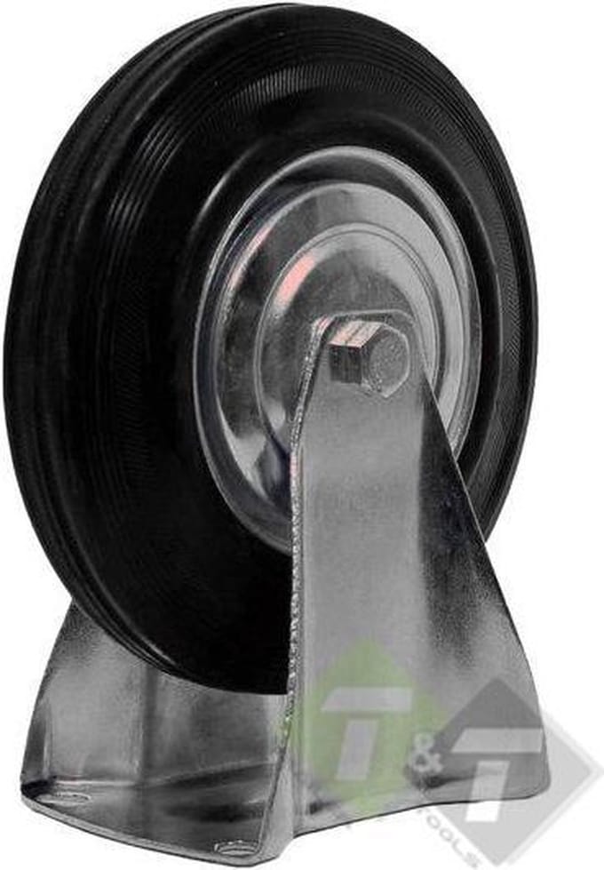 Bokwiel - 125mm diameter - draagvermogen van ca. 60KG per wiel