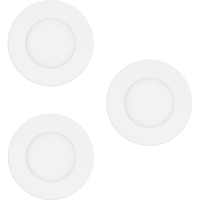 EGLO FUEVA-Z INGEBOUWD. SET Ø85 CCT/RGB 3X390LM 2700-6500K IP44 WIT
