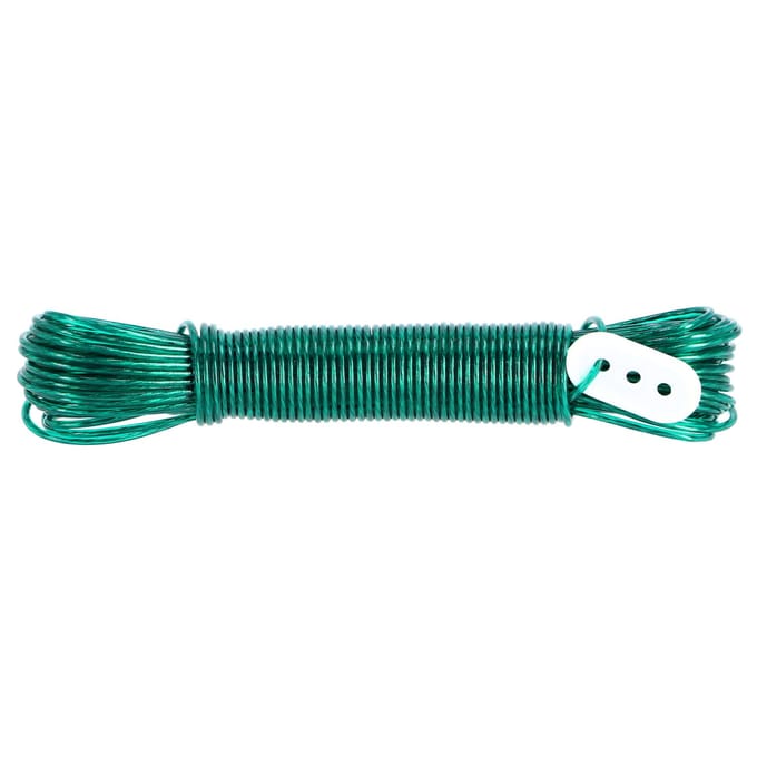 Metaltex - Waslijndraad - Drooglijn - 20 m - Met Spanner Wapening