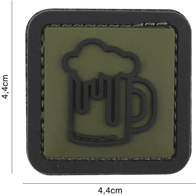 Embleem 3D PVC Bier Groen