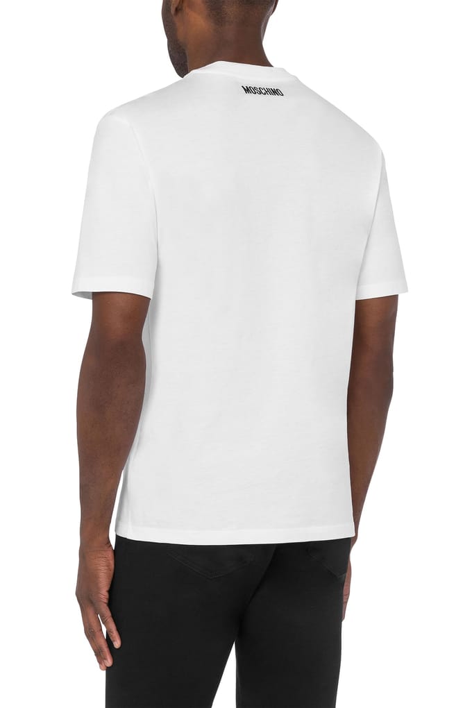 Moschino Same Old Chic Organic Jersey T-shirt White Taglia: S | T-shirt Outlet | Uomo | Bianco