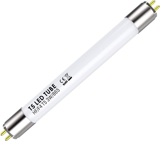 LED TL Buis T5 135mm 3W Daglicht (6500K) Compacte Vervanging G5 Fitting