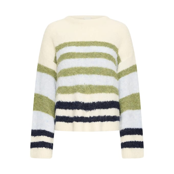Gebreide pullover met ronde hals model 'BOSELE'