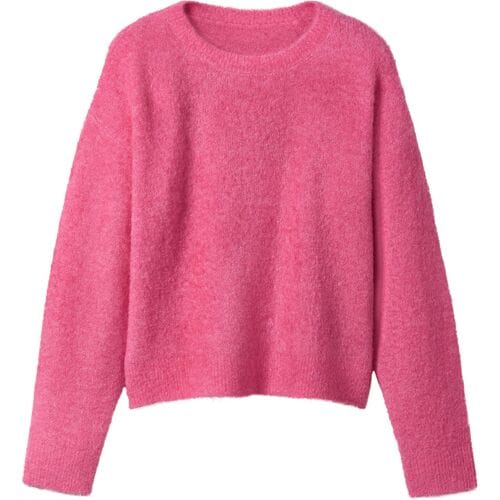 ESMARA Gebreide dames trui (Roze, XS (32/34))