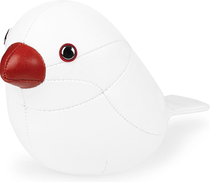 Java Sparrow Mini- Wit Paperweight