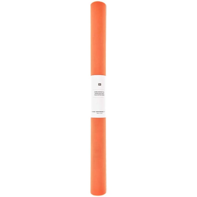 Tule, extra stijf - Oranje