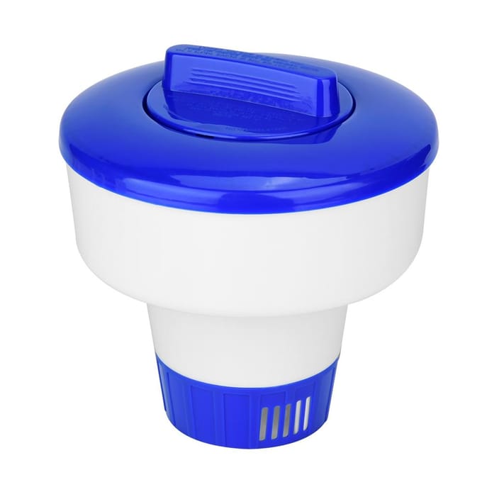 Distributeur de chlore chimique flottant pour piscine, support de tablette de brome pour spa blue