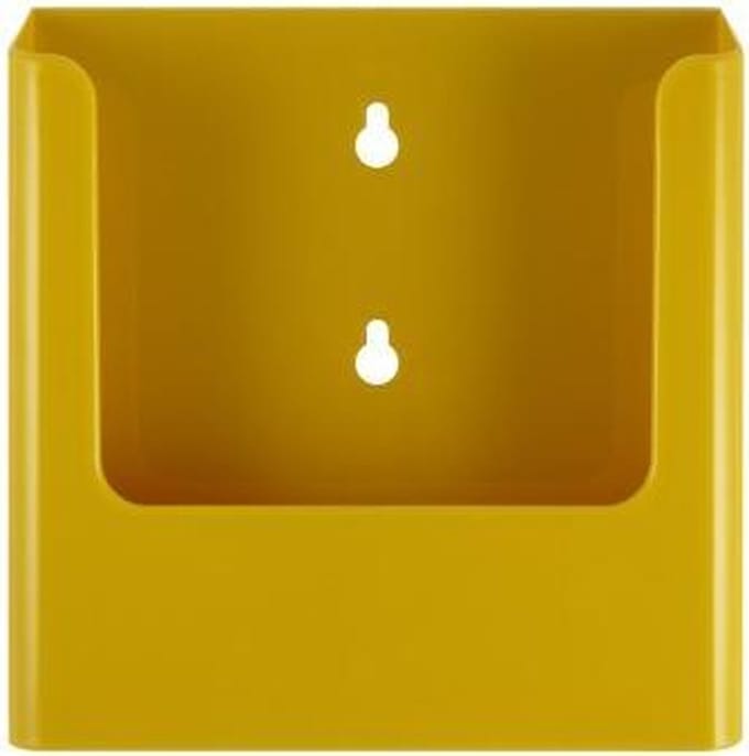 Folderhouder magnetisch A5 (staand/geel)