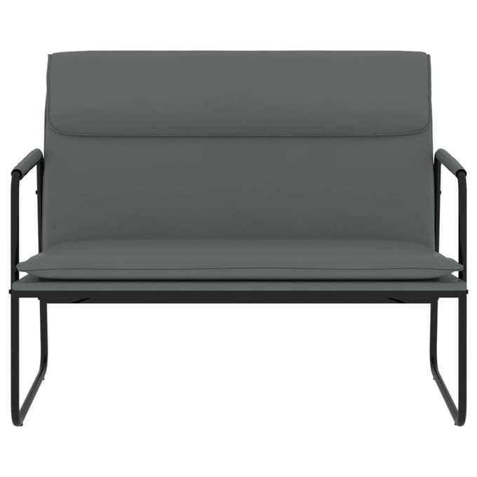 vidaXL - Bankje - 100x64x80 - cm - kunstleer - grijs
