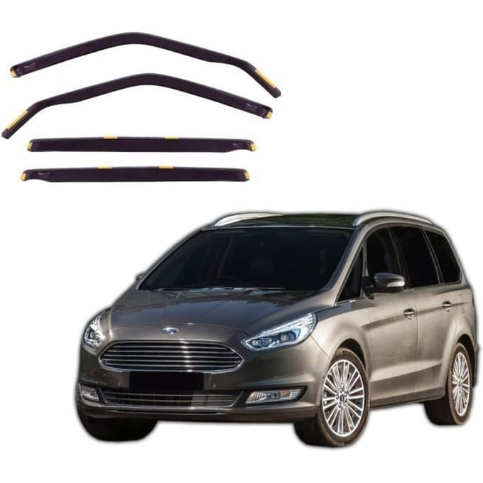 J&;J AUTOMOTIVE | Heko Wind deflectors Voor Ford Galaxy 3 2015-2023