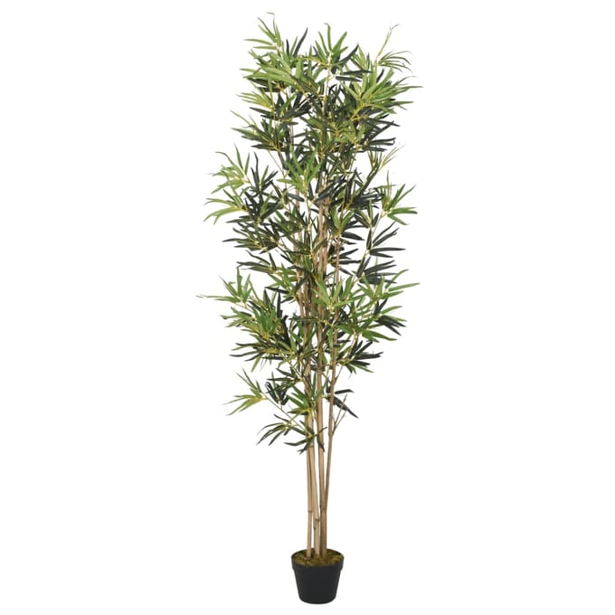 vidaXL - Kunstplant - bamboe - 1104 - bladeren - 180 - cm - groen