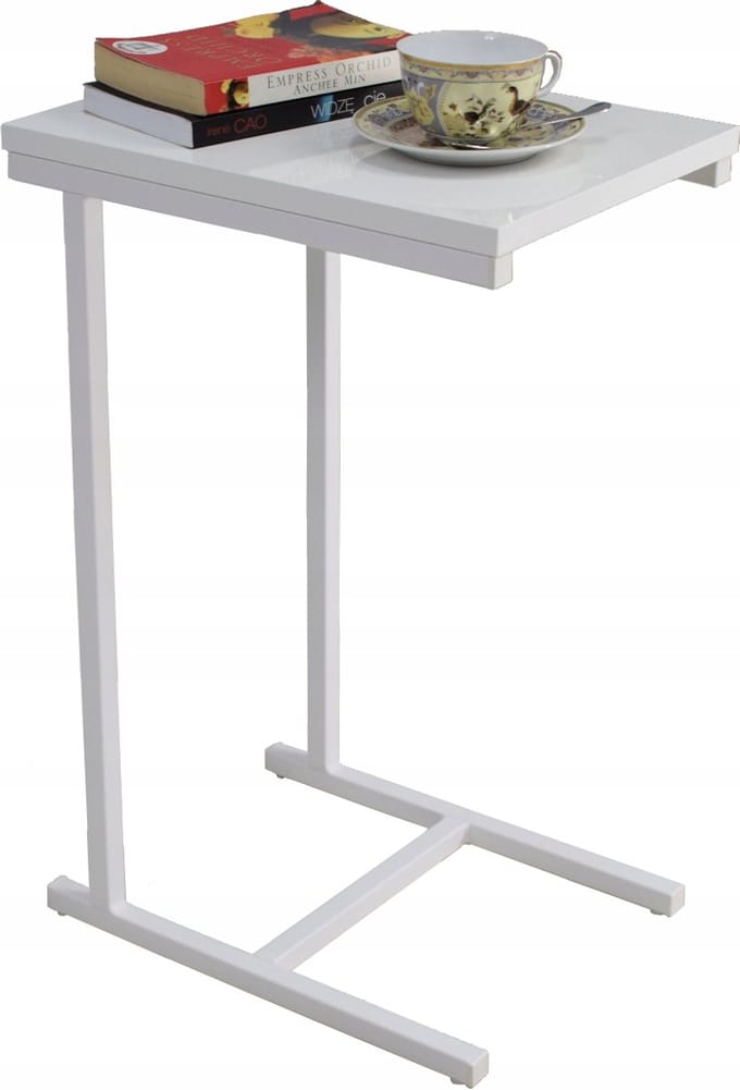 FutuStal EKO - Bijzettafel - Biały Mat - Biały Połysk