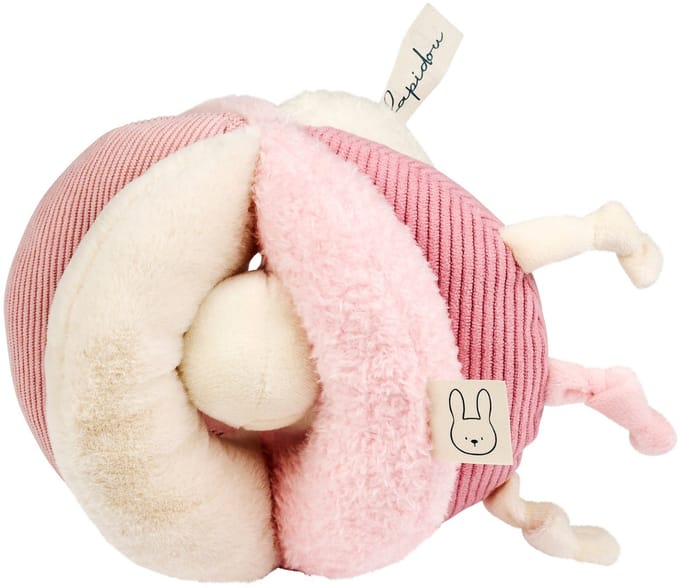 Nattou Lapidou Grijpbal - Sensorisch Speelgoed - 17 cm - Roze