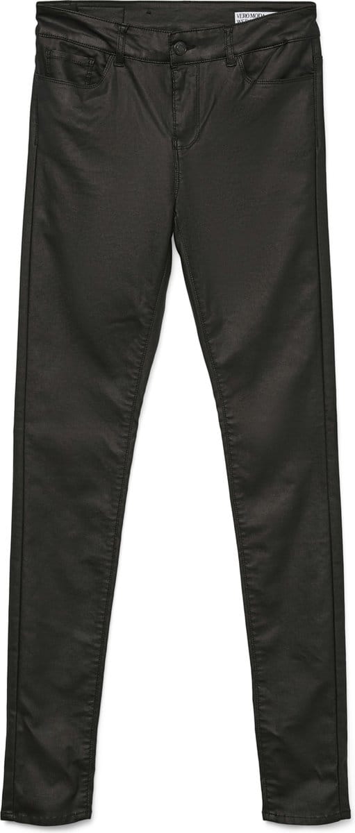 VERO MODA - VMSEVEN NW SS SMOOTH COATED PANTS Dames Broek