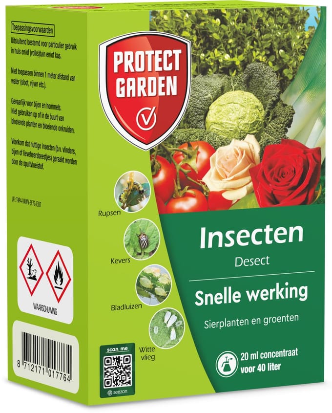 Protect Garden Desect Concentraat - 20 ml - Insectenmiddel tegen o.a. Luizen, Rupsen, Kevers en Buxusmot