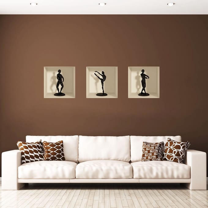 3D-ballerina sticker 30 x 90 cm