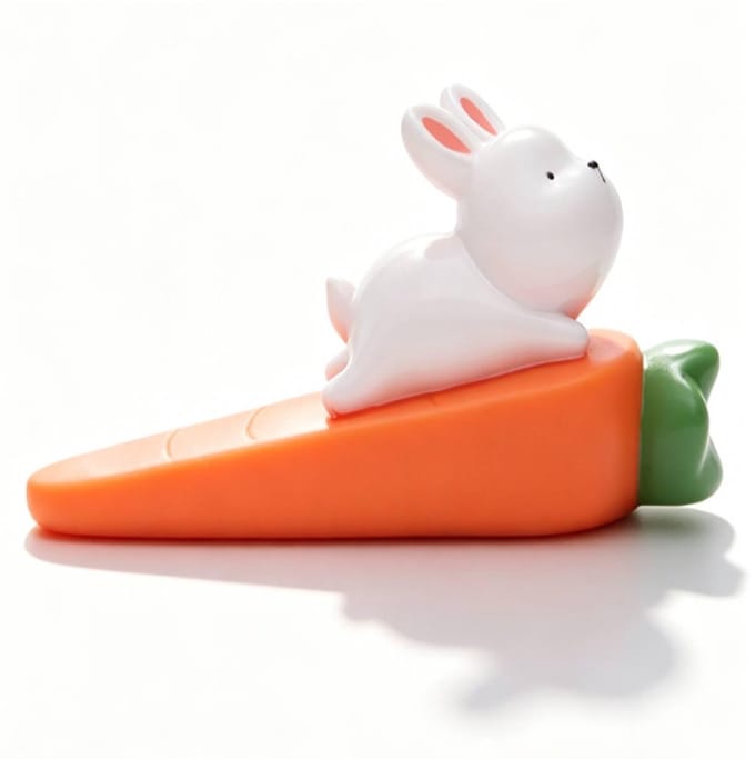 Dailygoods - Deurstoppers, Dierendeurstopper, Leuke deur stopt decoratieve deurstop, Decoratieve deurstoppers Deurwiggen draagbare deurstopper, Grappige deurstopper(Wortels)