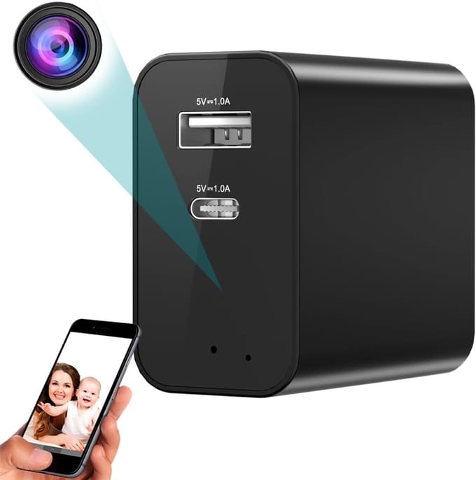 Draadloze Camera - Mini Beveiliging - Huisbewaking Binnen - 4K Resolutie - Compact Ontwerp