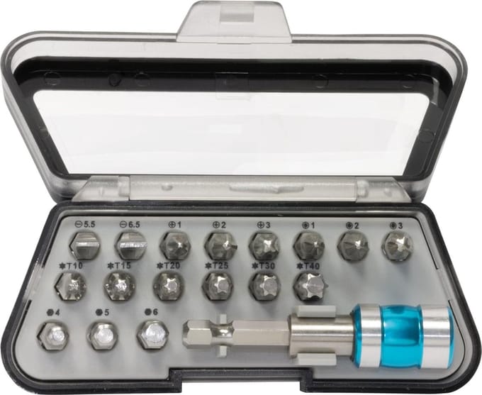 SW-Stahl 04128L bitassortiment RVS (INOX) 18 stuks