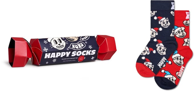 Happy Socks - Kids 2-Pack Cracker Gift Set - Unisex - Sokken
