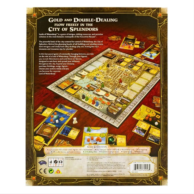 Dungeons & Dragons: Lords of Waterdeep - Engelstalig Bordspel