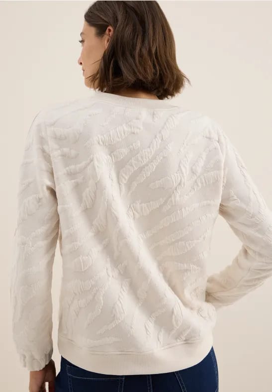 Sweater met gestructureerd patroon