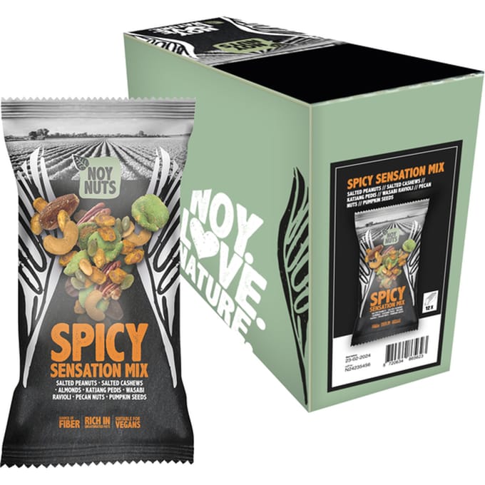 Noten NoyNuts spicy sensation mix zak 45 gram
