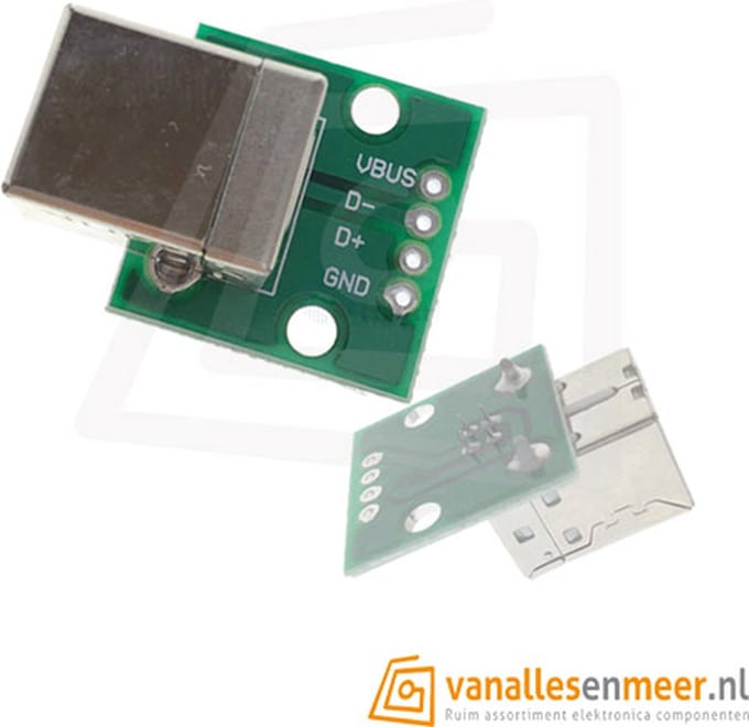 USB Type-B Female Breakout 4pin USB-B